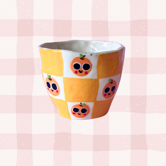 Happy Orange Cup