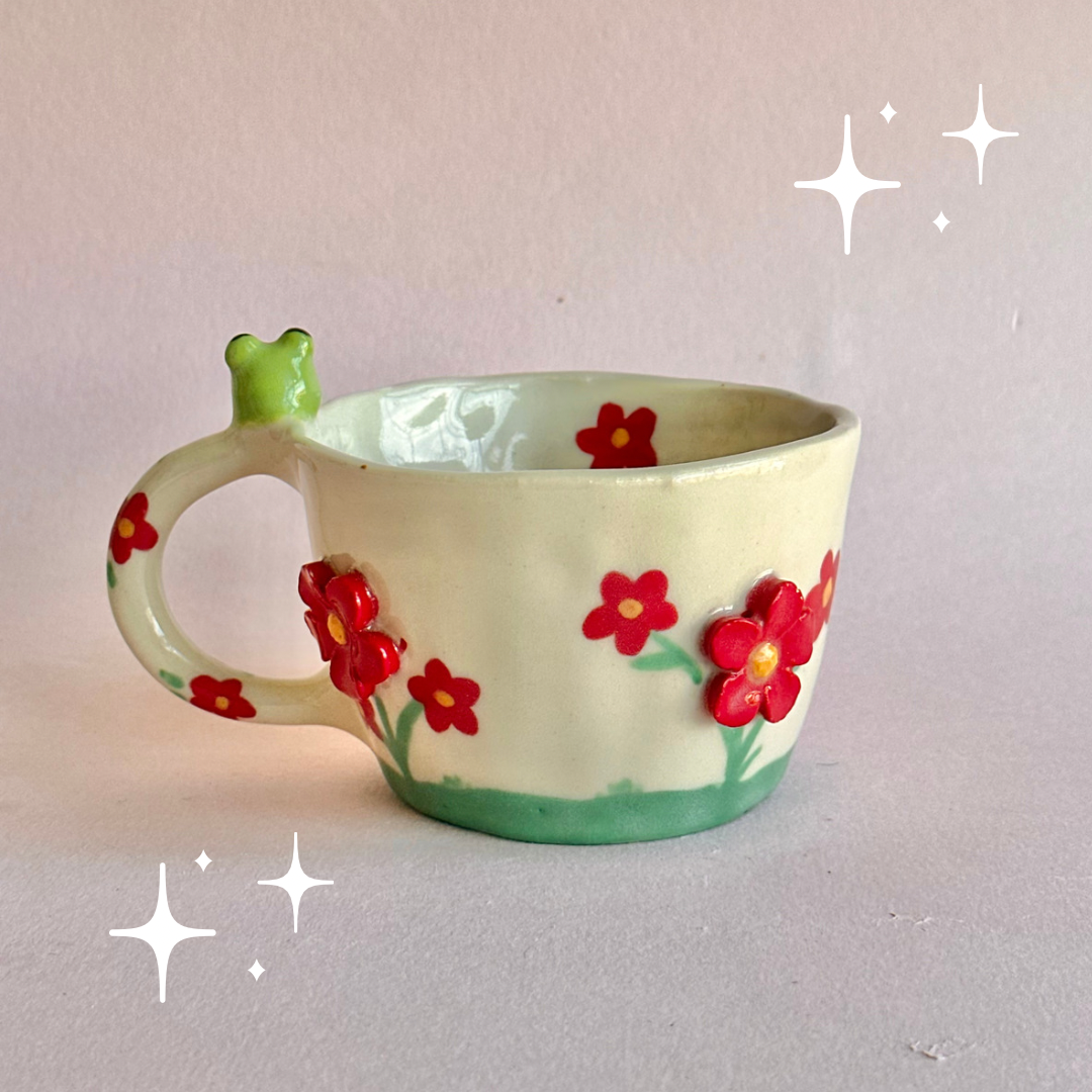 Mini mug friend - red