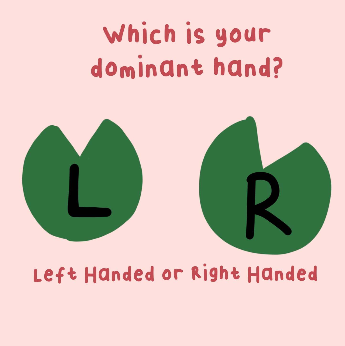 Pick your dominant Hand Yana's Ceramics