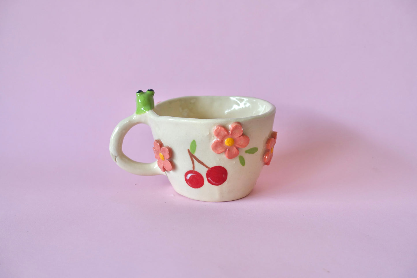 Mini Mug Friend: Flowers and Cherries