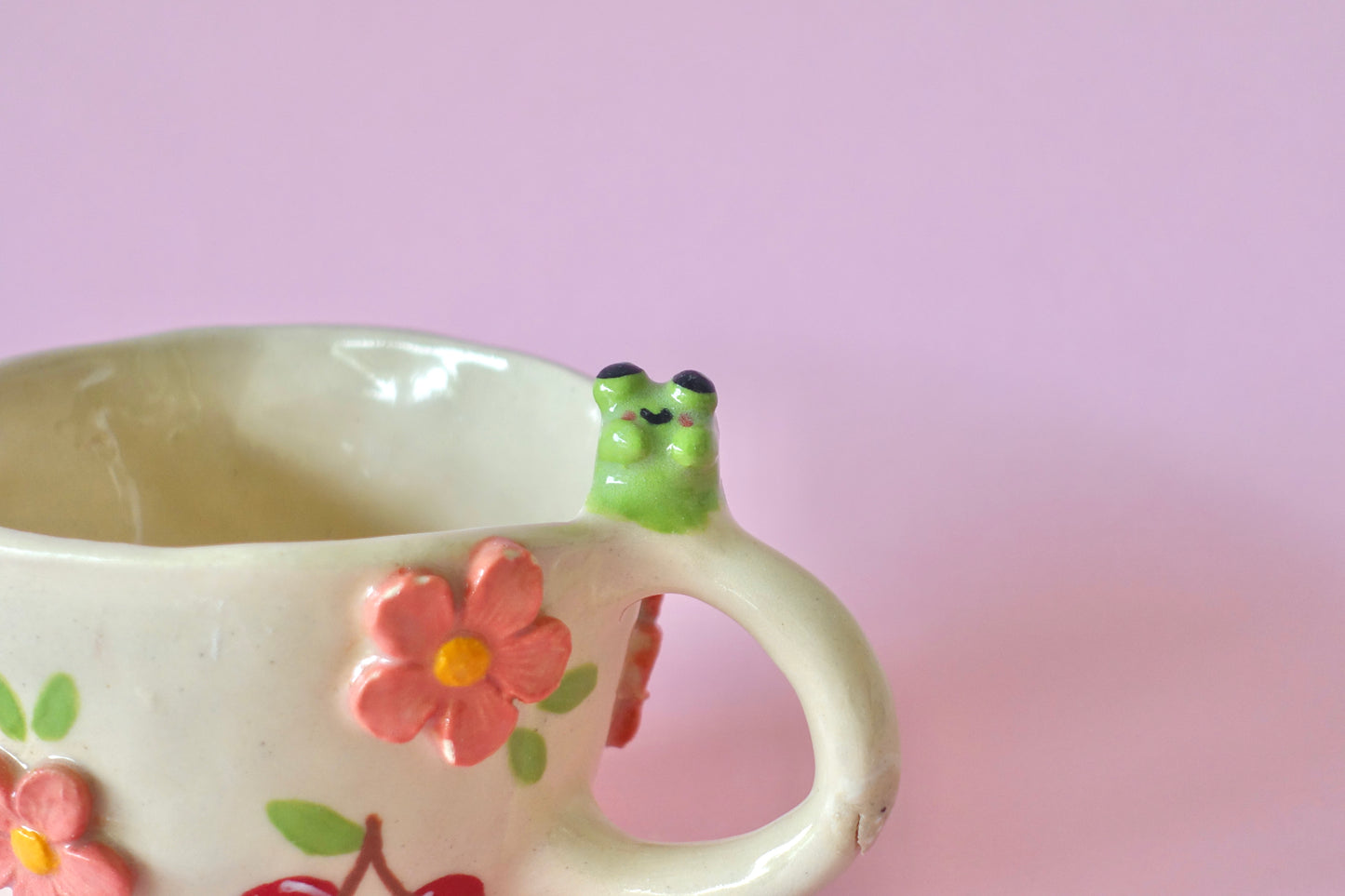 Mini Mug Friend: Flowers and Cherries