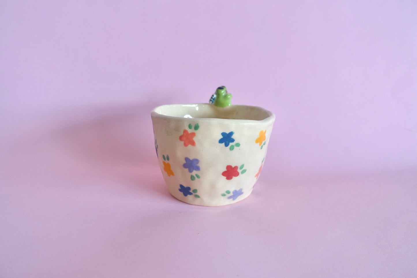 Flower Frog Fairy Cup