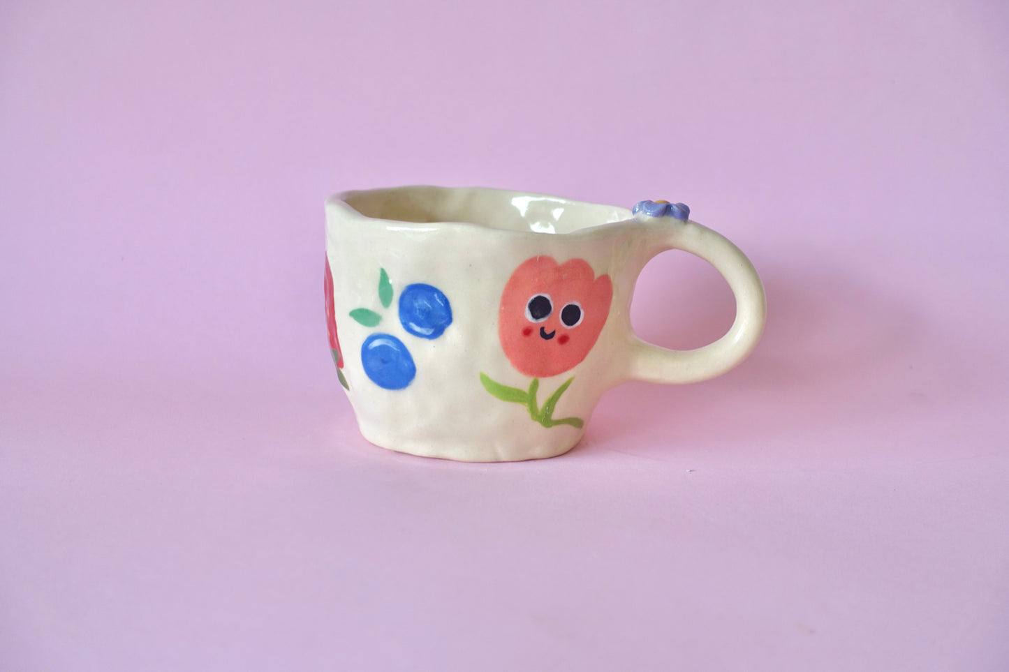 Happy Fruit and Flower Mug