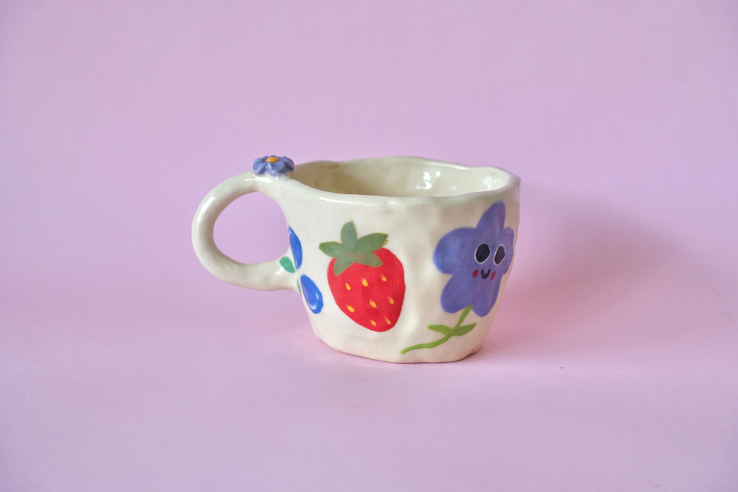 Happy Fruit and Flower Mug