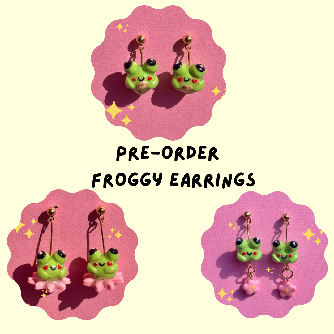 Froggy Earrings